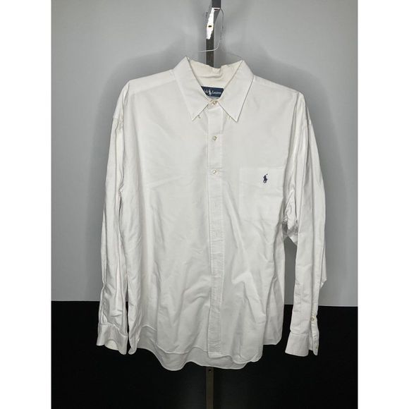 Ralph Lauren BIG SHIRT Long sleeve button-down striped shirt Men's XL equivalent /eaa521551